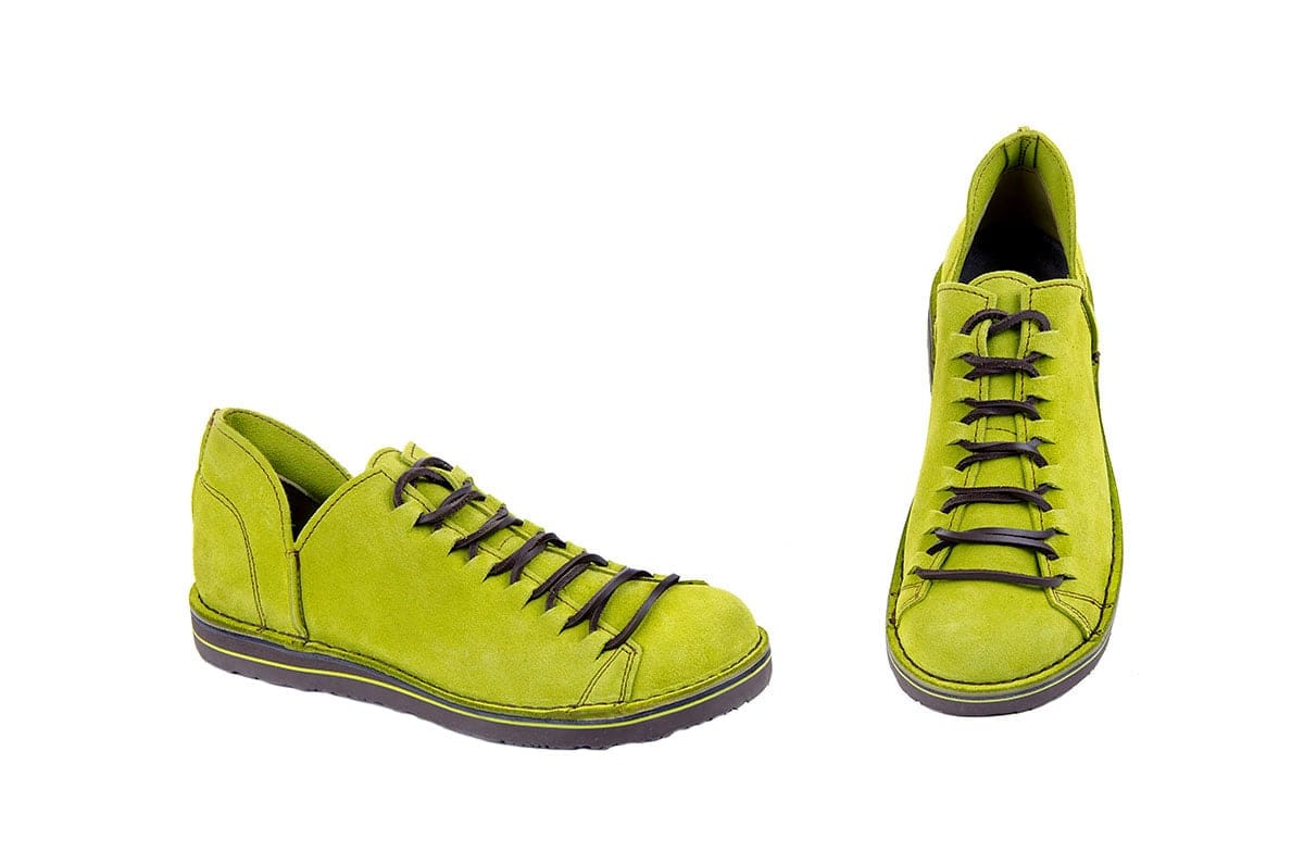 lime colour shoes